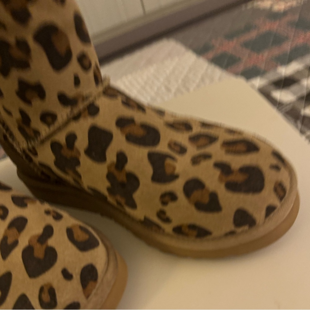 Ugg Leopard Print Short Boots